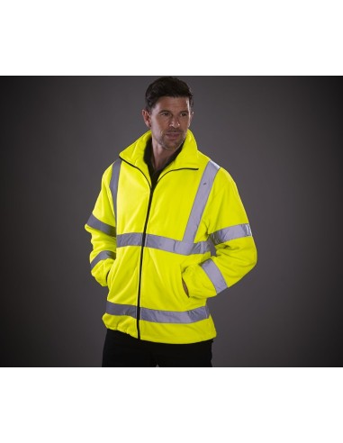 Y-HVK08-Hi-Vis Fleece Jacket
